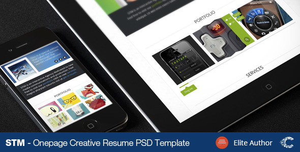 STM One Page - ThemeForest 3262858