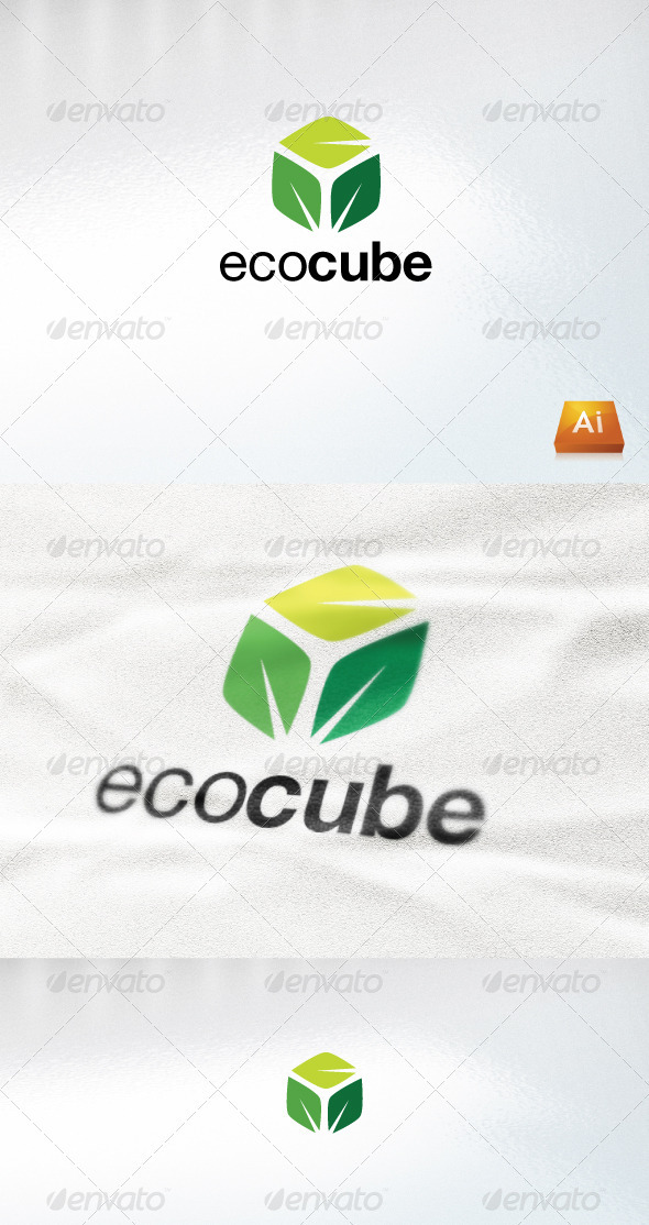 ecocube - Abstract Logo Templates