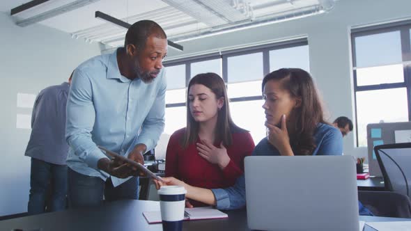 Business people working in modern office alt