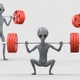 Alien Performing  Back Squats - VideoHive Item for Sale
