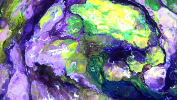 Multicolor Liquid Paint Surface alt