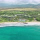 Poipu Beach on Kauai Island Beach Drone Aerial White Sand Pacific Ocean Waves - VideoHive Item for Sale