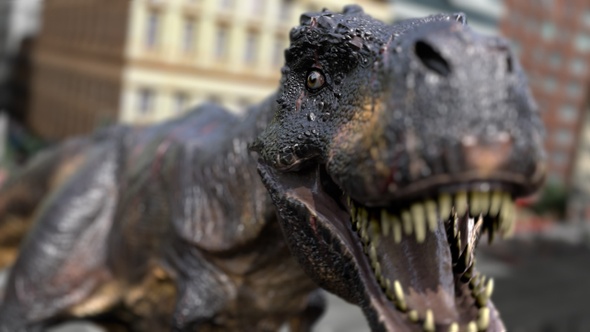 T-Rex In City alt