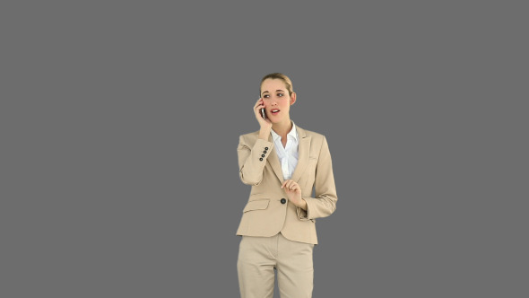 Businesswoman Speaking On The Phone 2