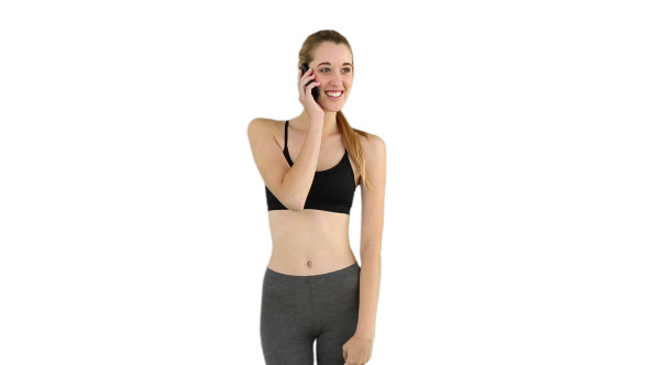 Fit Model Talking On The Phone 3