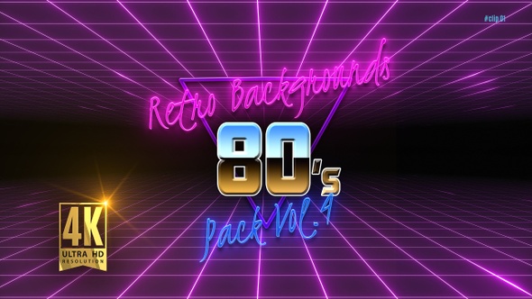 80s Retro-Futuristic Pack vol.4 (6 in 1)
