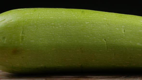 fresh green zucchini