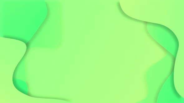 Waves gradient abstract background on the left and right of acid green colors alt