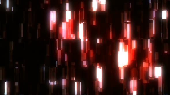 Red Abstract Blocks