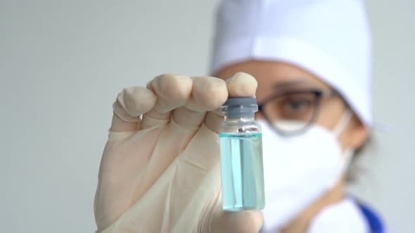 Infectious Doctor Show COVID 19 Vaccine for Prevention Immunization and Treatment for New Corona alt