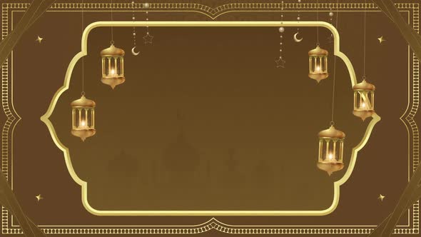 Ramadan Background Lamp Lantern Eid Animation alt