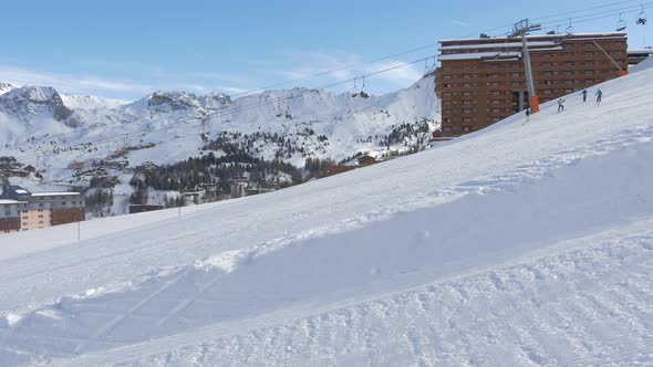 La Plagne ski resort alt
