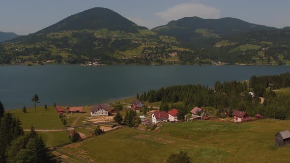 Aerial view of Colibita alt