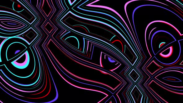 Different type colourful shape motion Animated alt