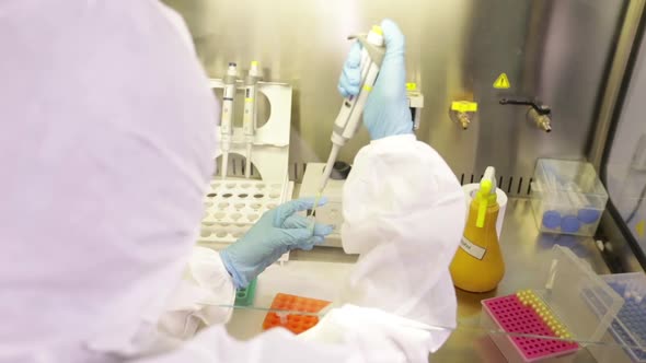 Scientist Hazmat Biosafety Testing Pipette 2