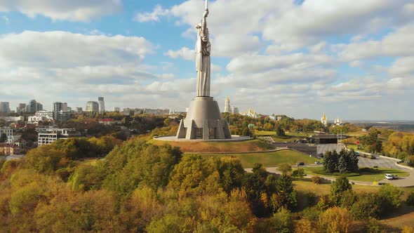 Kiev, Ukraine. The Motherland Monument.