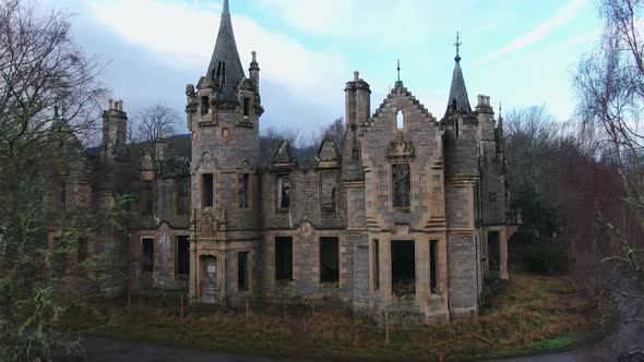 Dunalastair Castle in Pitlochry, Scotland. alt