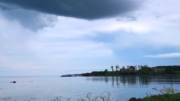 A Beautiful Square Lighthouse    Lighthouse Stock Video Footage (5) alt