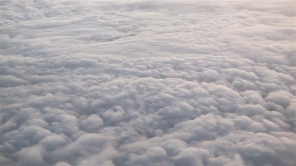 Natural background of flying clouds in the sky