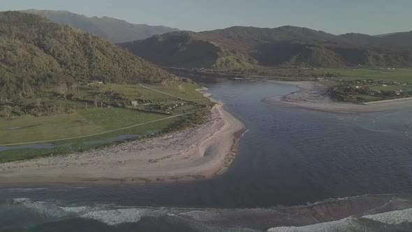 New Zealand scenic coast