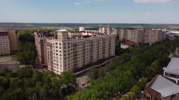 Residential Area Among the Park Area