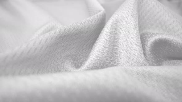 Close Up Detailed Cloth Texture of Shiny Spandex Cloth with Dolly Shot alt