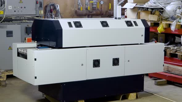 Surface Mount Technology Assembly Line Also Called SMT Line for Manufacturing and Production of alt