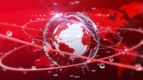World News Background Red Seamless Loop By Moonon Videohive