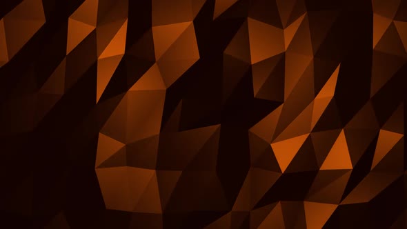 Orange Polygonal Background