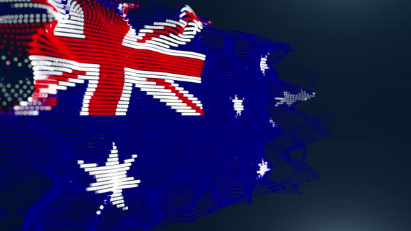 Australia Particle Flag