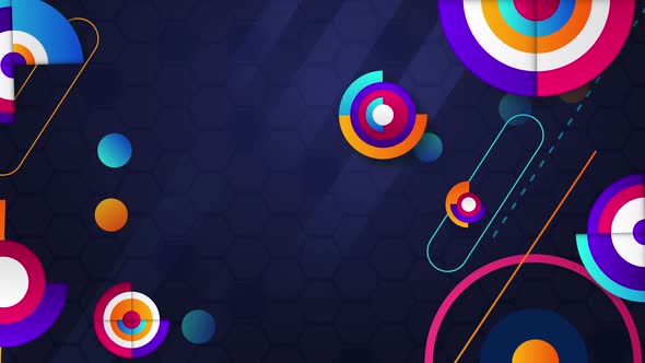 Gradient Abstract Colorful Shapes Background Loop alt