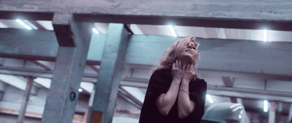 Girl Running away alt