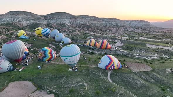 The Cappadocia region of Turkey is the most popular location in the world for hot air ballooning. alt
