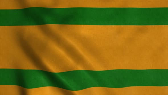 Naranjito Flag City of Puerto Rico Waving in Wind alt