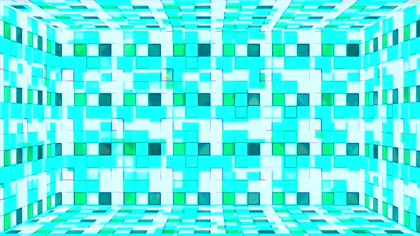 Broadcast Hi-Tech Glittering Abstract Patterns Wall Room 072