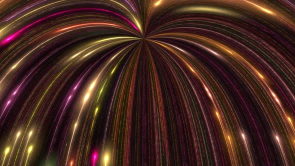 Abstract glowing light pattern
