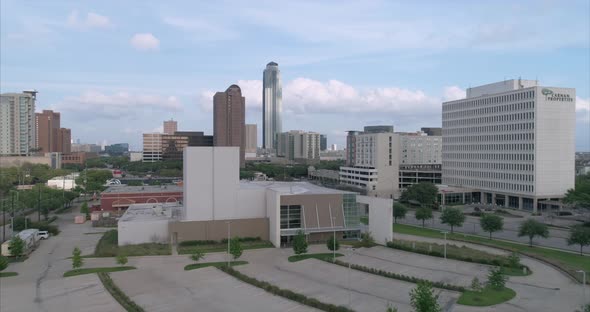 Drone view of the affluent Galleria mall area in Houston, Texas. This video was filmed in 4k for bes alt