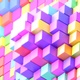 4k Abstract Rainbow Cubes - VideoHive Item for Sale