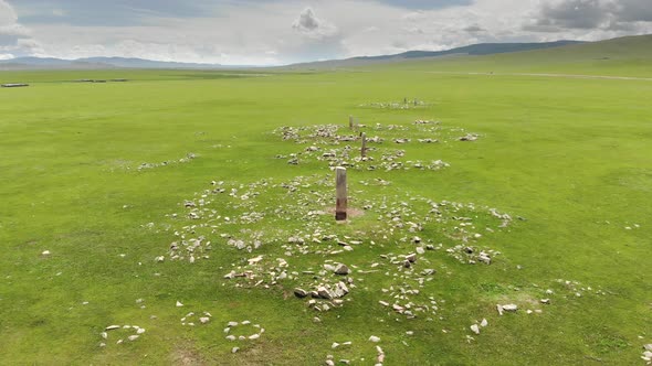 Inscription of Obelisk Menhir From Old Ancient Times alt