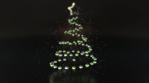 Abstract christmas tree alt