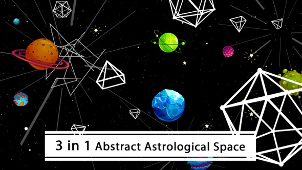 Abstract Astrological Space