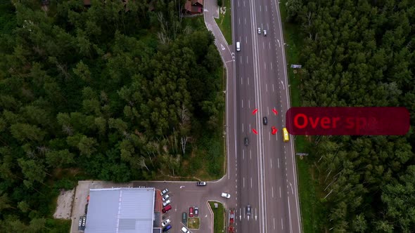Car Exceeds Speed When Driving on the Track - Tracking the Car with a Drone alt