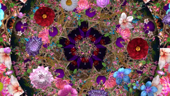 Flowers Kaleidoscope