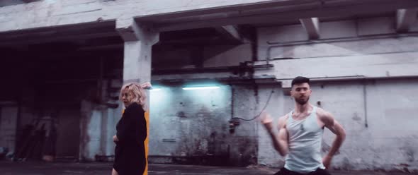 Dancers in a Parking Lot alt