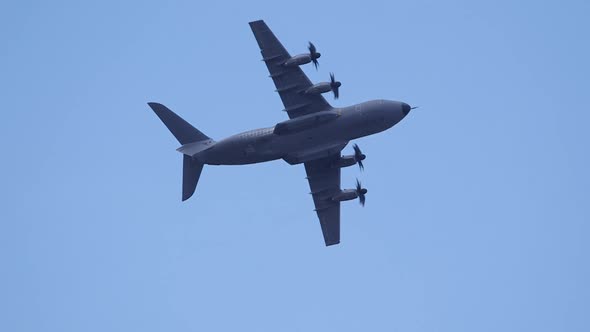 Cargo Plane Flying Past