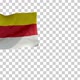 Münster City Flag (Germany) on Flagpole with Alpha Channel - 4K - VideoHive Item for Sale