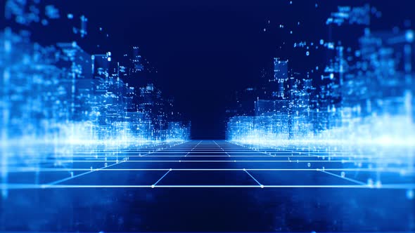 Technology Data Background alt