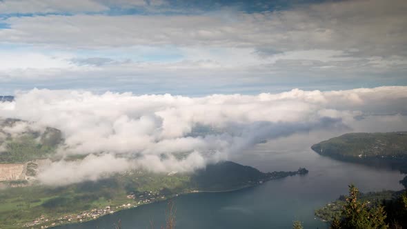 annecy lake alps france snow clouds timelapse alt