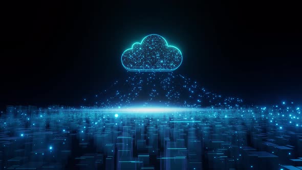 Cloud Computing and Big Data Concepts Connecting the network of digital data and information alt