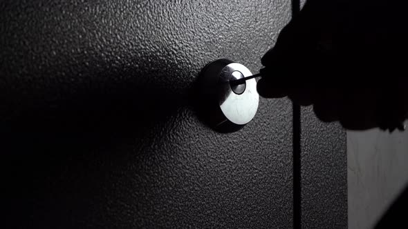 Close the Door with a Key. alt